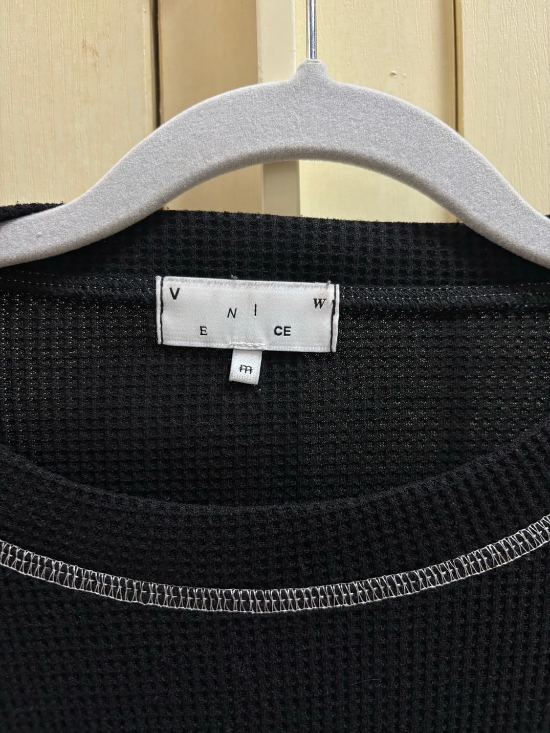 venicew 블랙 긴팔 티셔츠 상품이미지4