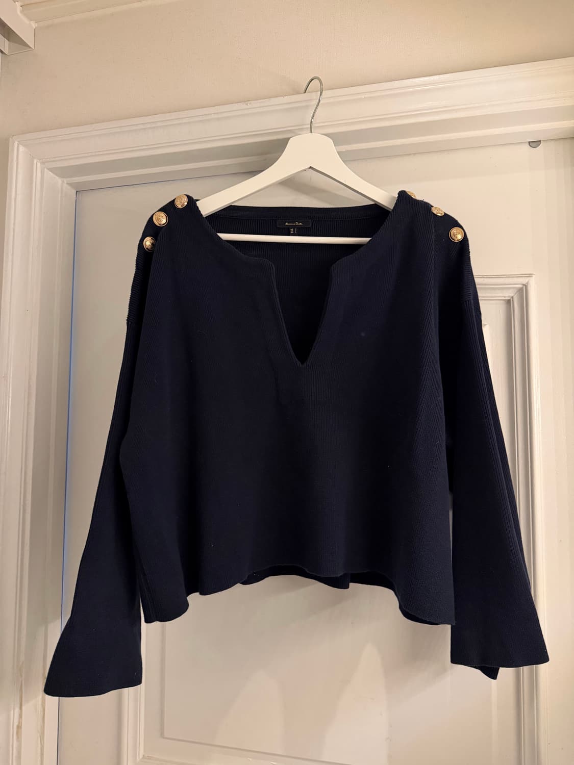 마시모두띠 네이비 금장 니트 상품이미지7