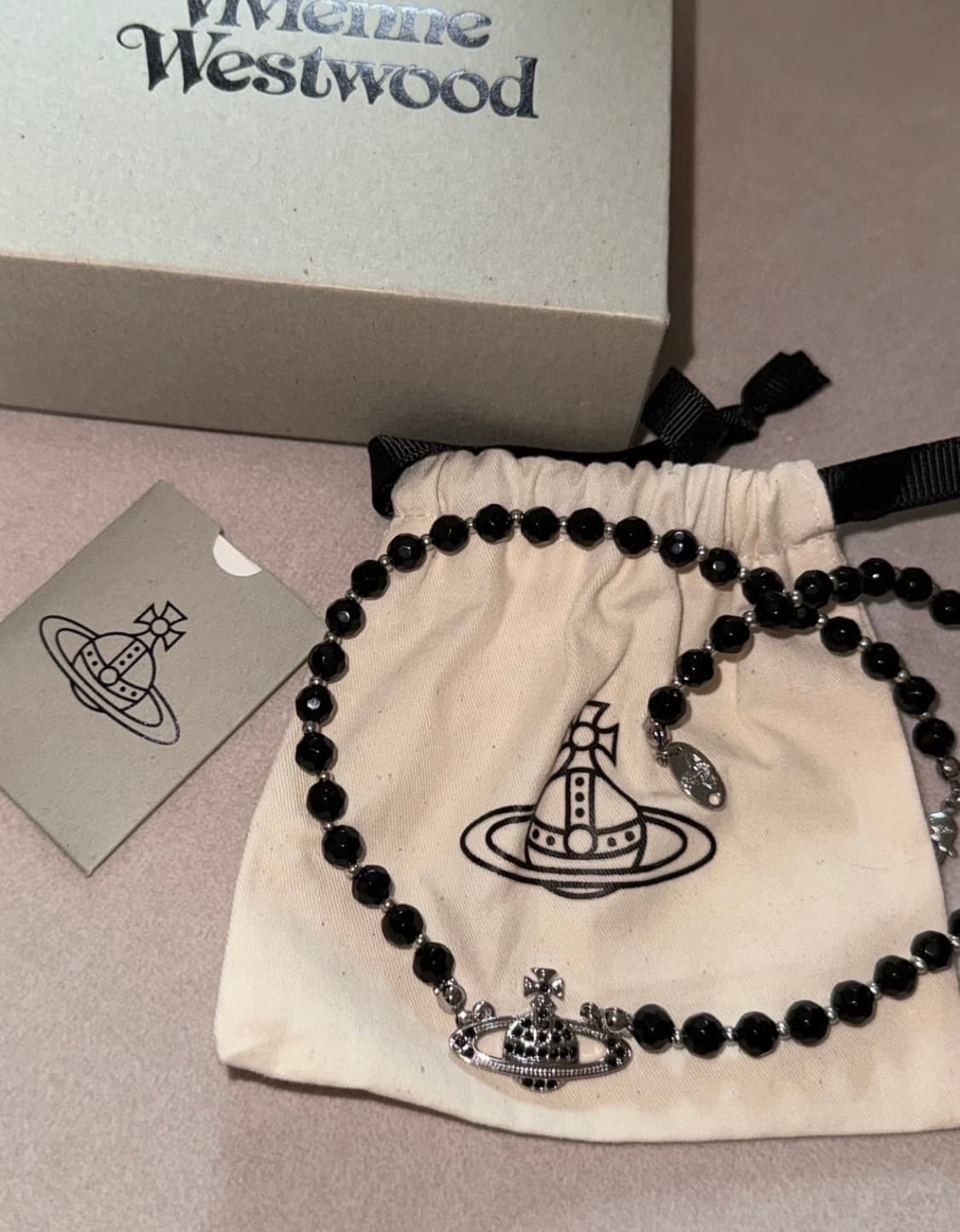 비비안웨스트우드 블랙펄 초커 상품이미지1