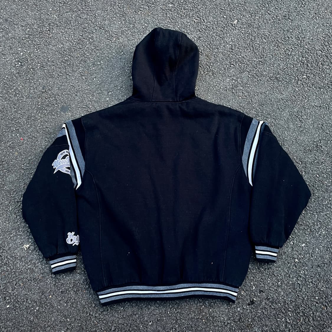 90s 플레이어즈 월드 와이드 사우스 올드스쿨 사이드 후드 집업 XXL 상품이미지4