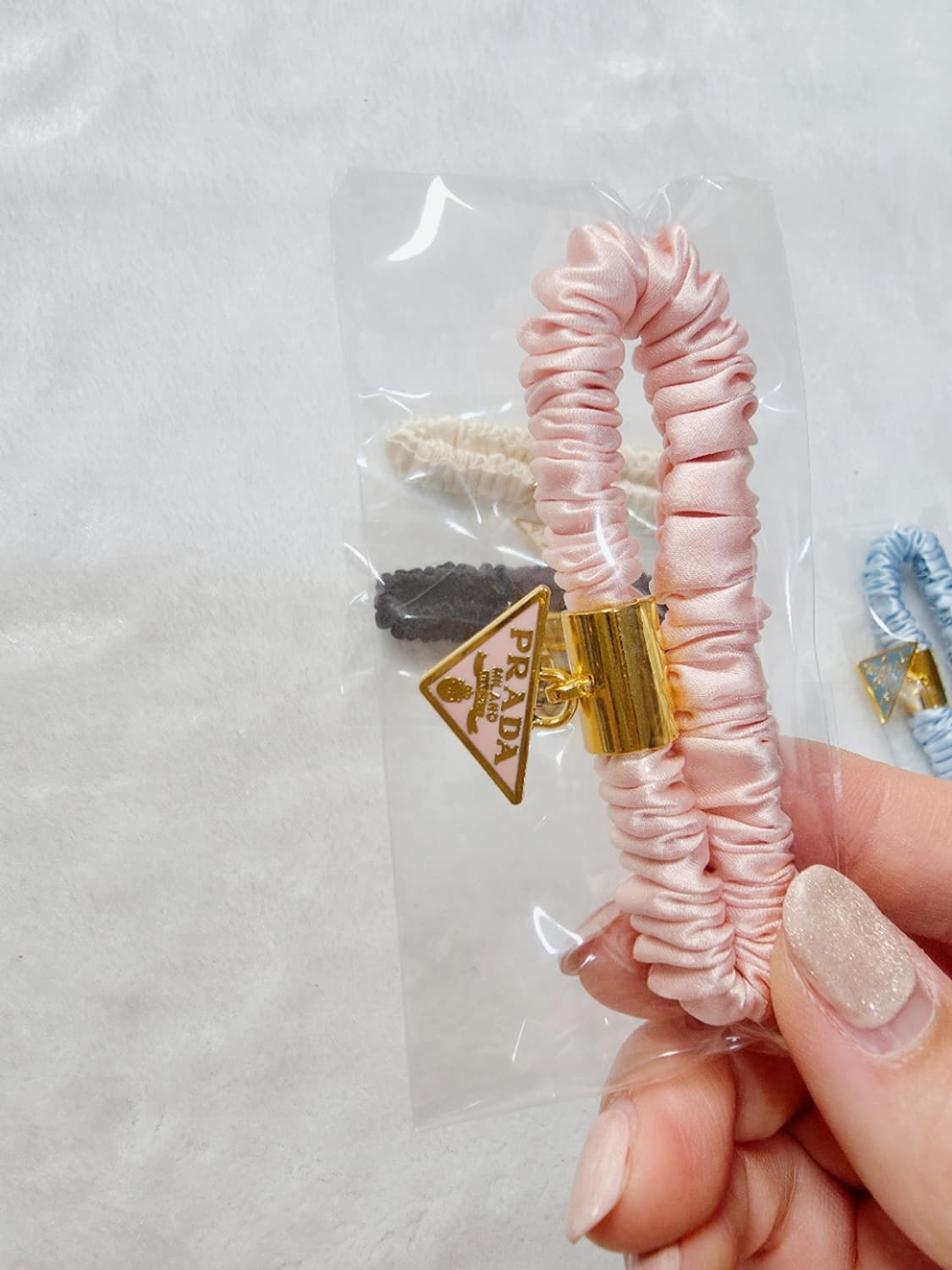 빈티지 프라다 헤어슈슈 고급 상품이미지3