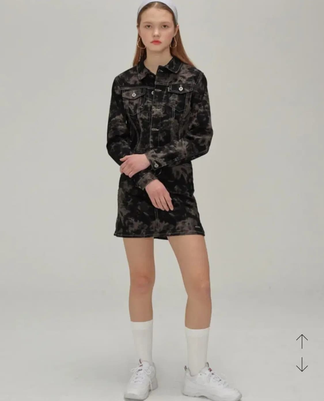 스컬프터 타이다이 스커트 셋업 상품이미지2