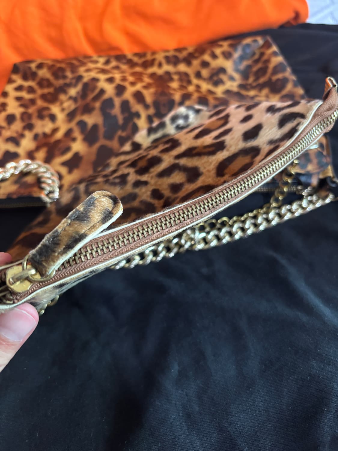 vintage leopard 2 bags metal string 상품이미지7