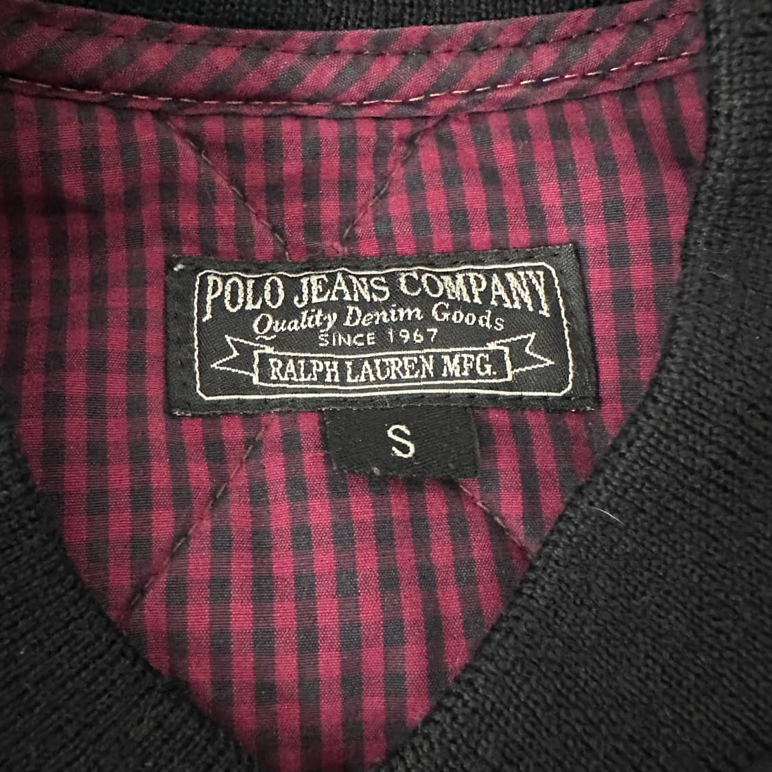 폴로 진스 퀼팅 봄버 자켓 S 상품이미지4