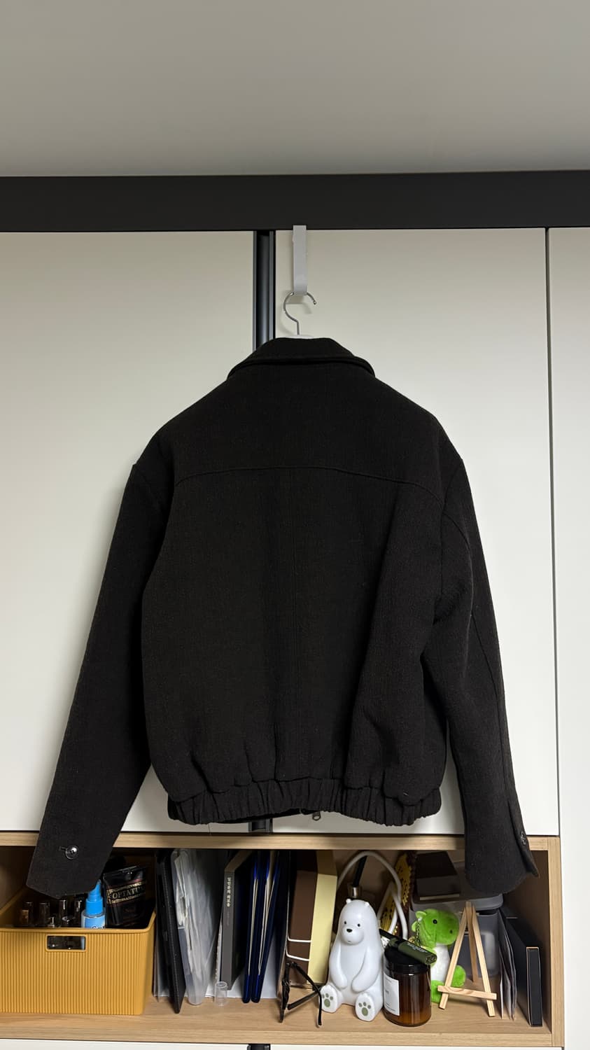 르마드 울 더블 포켓 하이넥 자켓 브라운 3사이즈 상품이미지4