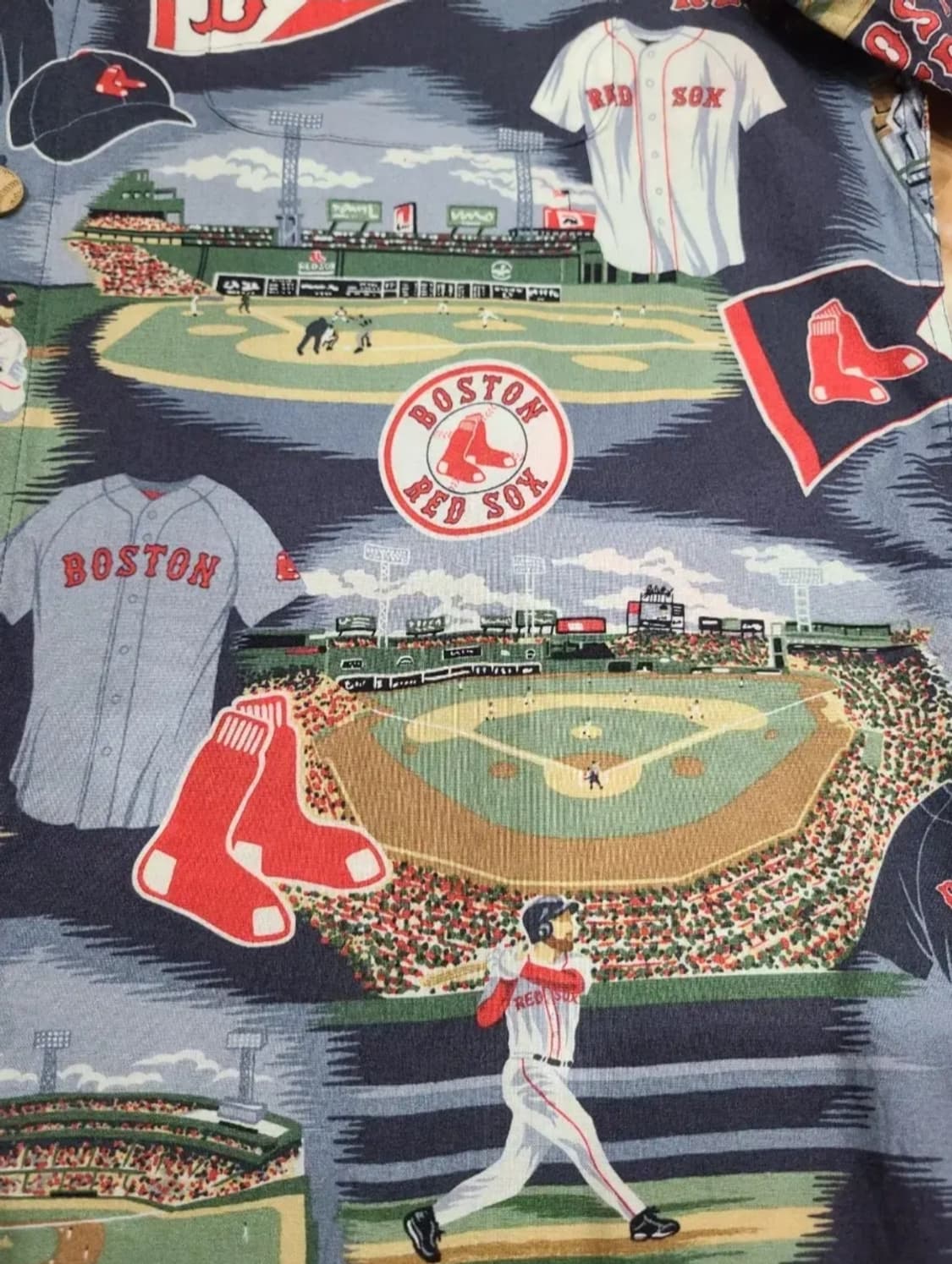 레인스푸너 REYN SPORTS 보스턴 레드삭스 코튼셔츠 상품이미지2