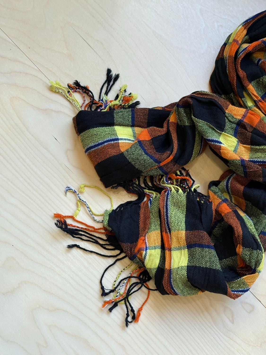 Autumn Glow Plaid Muffler 상품이미지2