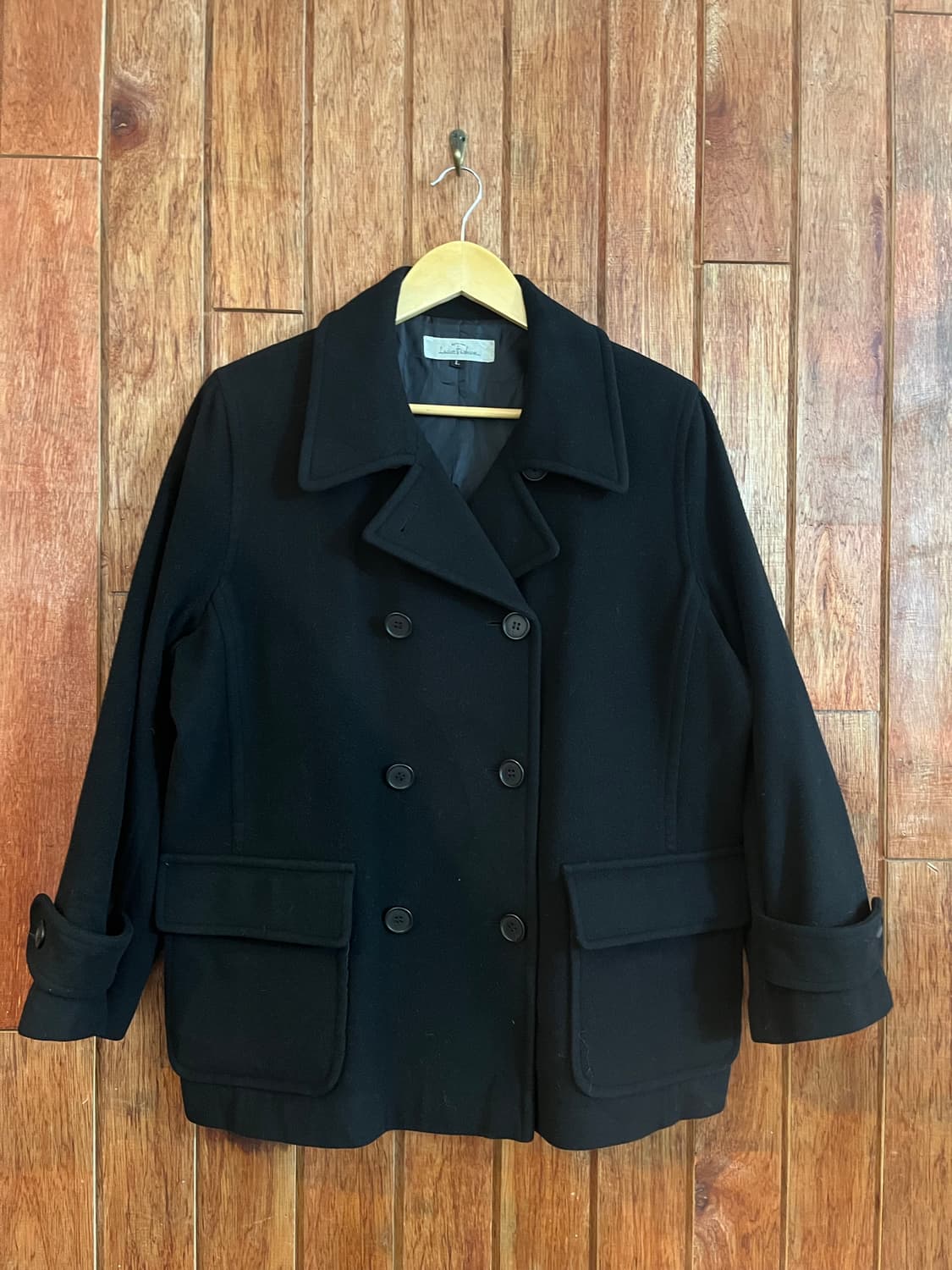 일본빈티지 블랙 피코트입니다 상품이미지1