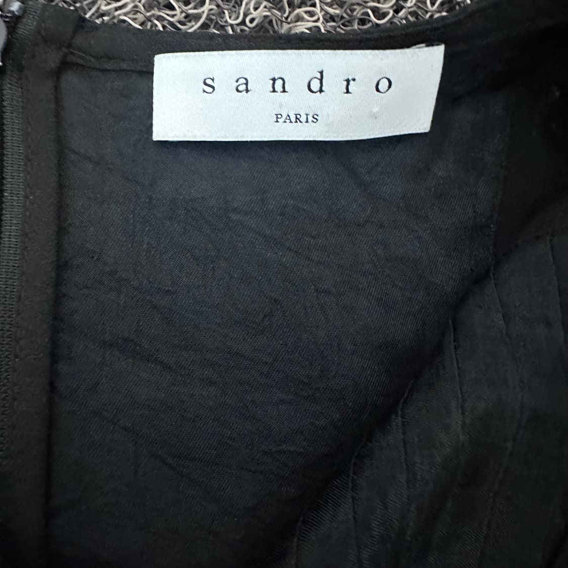 sandro 산드로 여성 원피스 블랙 36 상품이미지3