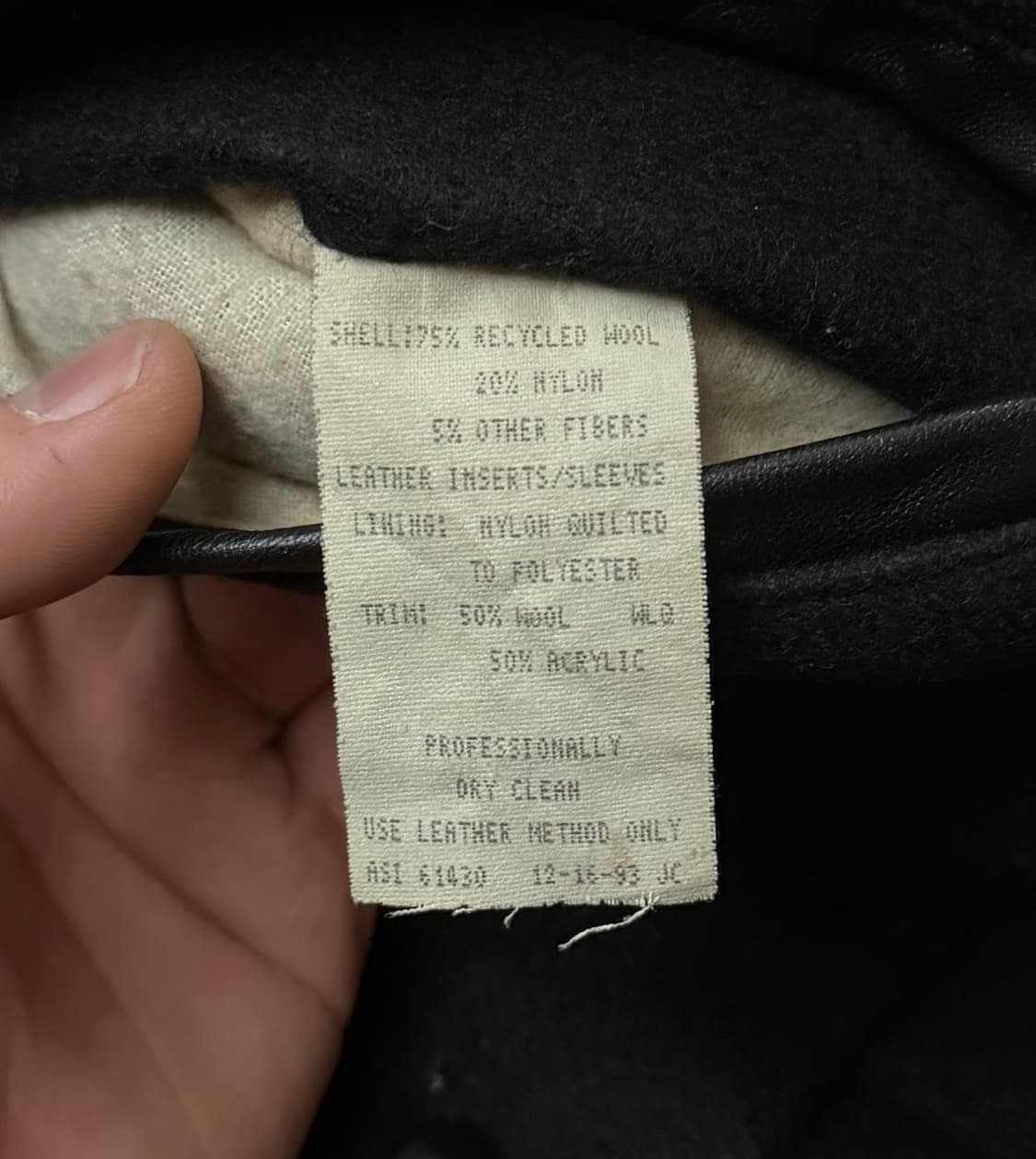 [Holloway] 90s 유니온 퍼시픽 레더 바시티 자켓 (XXL) 상품이미지7