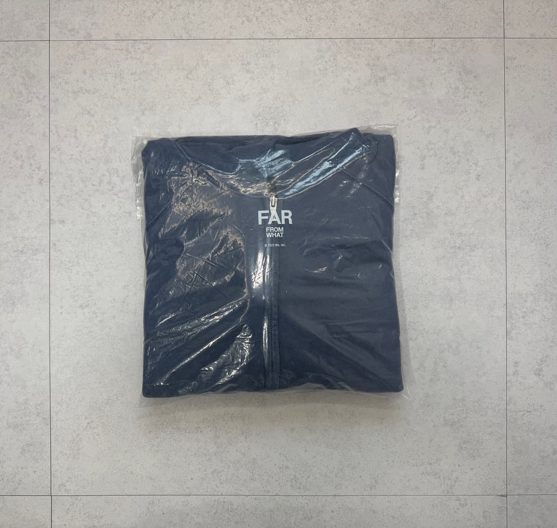 (새상품) 파프롬왓 워싱 후드집업 네이비 파아카이브 상품이미지3