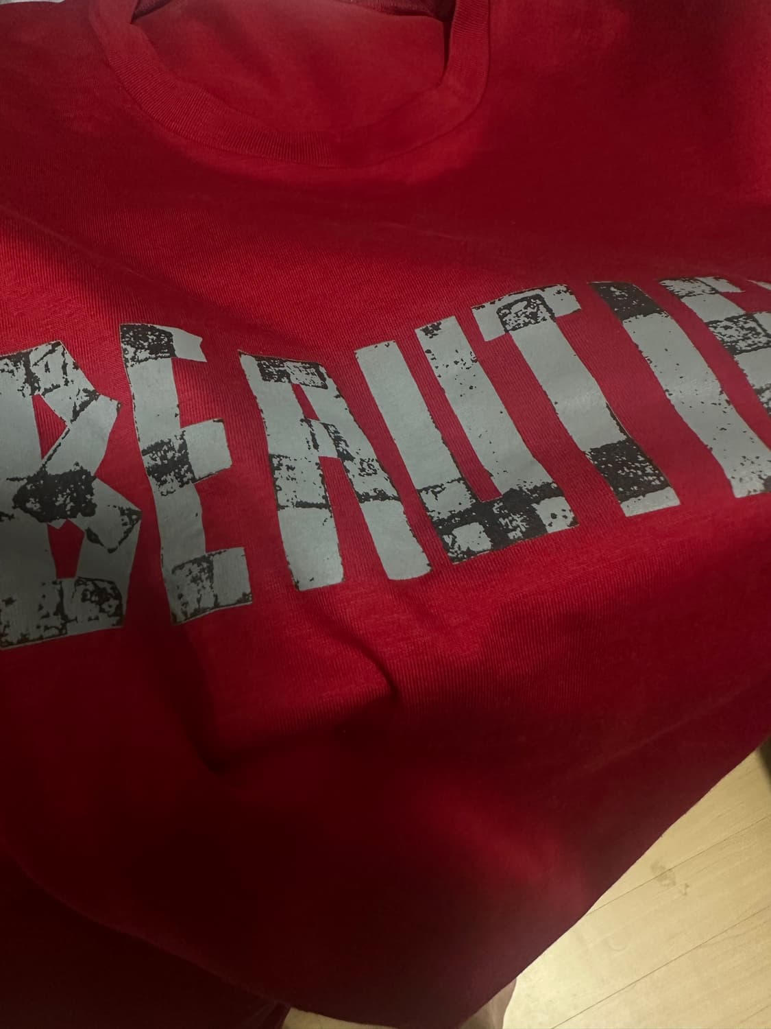 미친광택감) 11SS "Beautiful" T-shirt by. KVA 상품이미지2