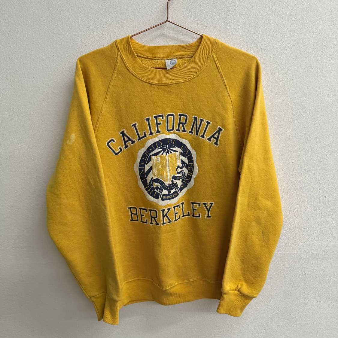 usa artex 캘리포니아 유니버시티 옐로 맨투맨 s 상품이미지1