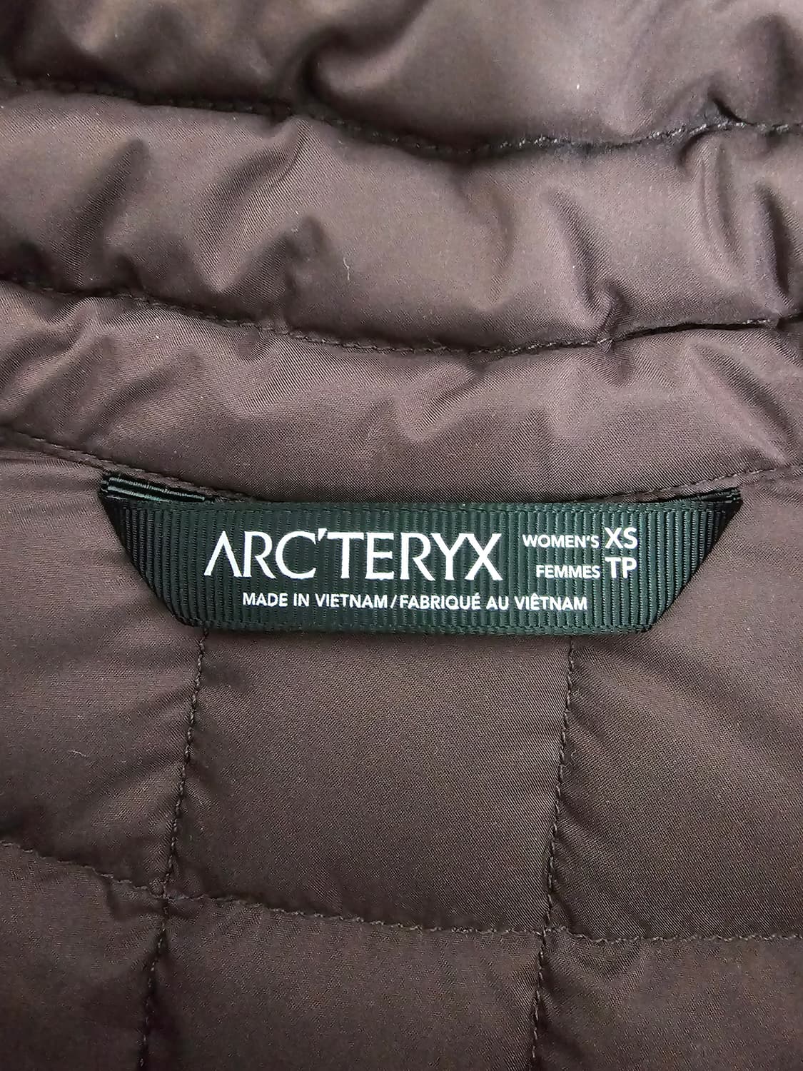 아크테릭스 여성 구스다운 경량패딩 XS 상품이미지4