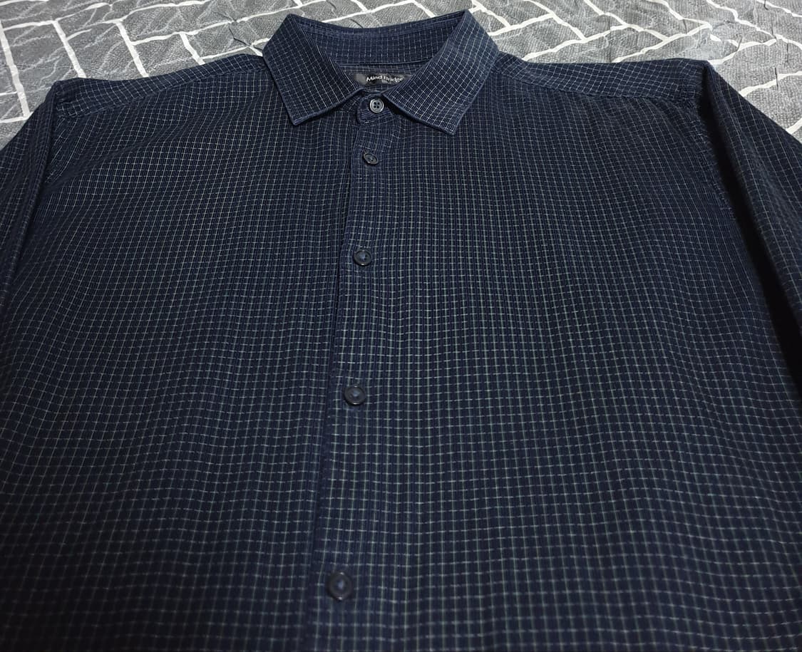 마인드브릿지 혜비코튼 깅엄 긴팔셔츠 (105) 상품이미지2