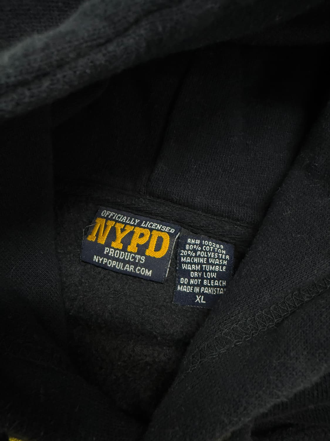 NYPD Official 빈티지 후드 상품이미지3