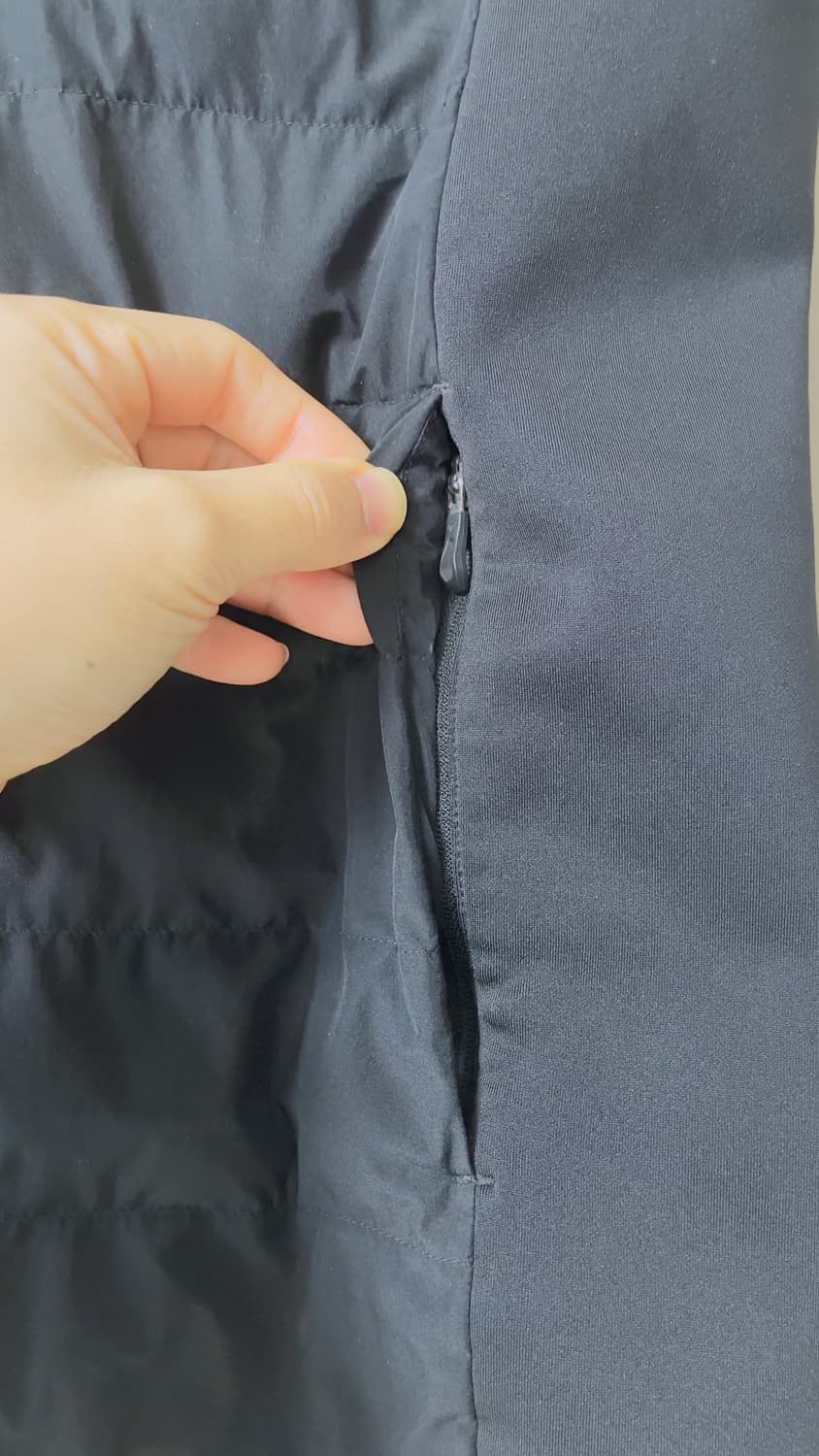 미즈노 기모 하이브리드 러닝 경량 패딩 베스트 조끼 상품이미지4