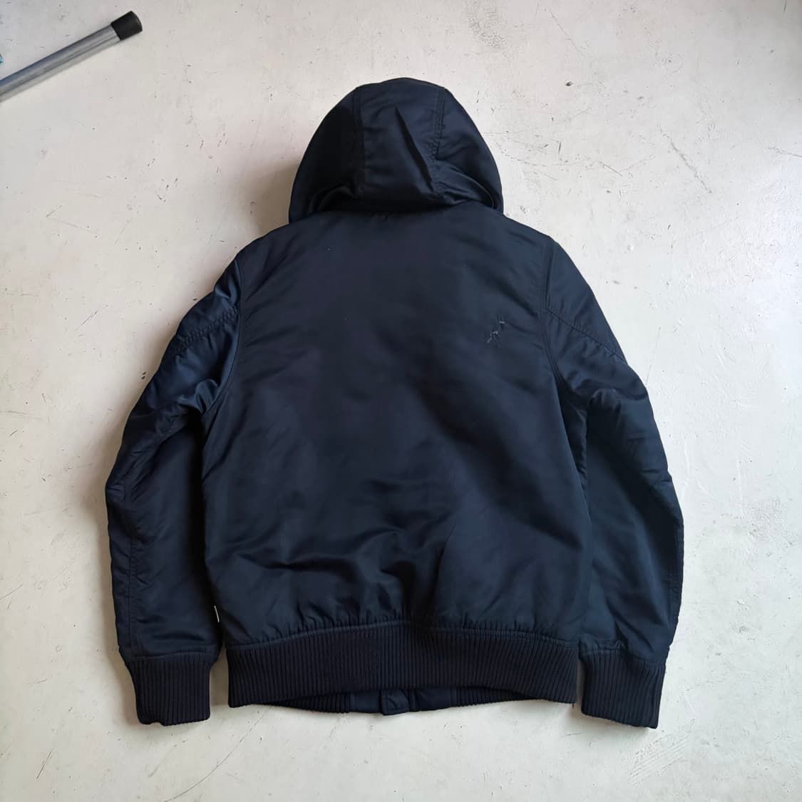 알파 인더스트리 빈티지 후드 봄버자켓 L 상품이미지9