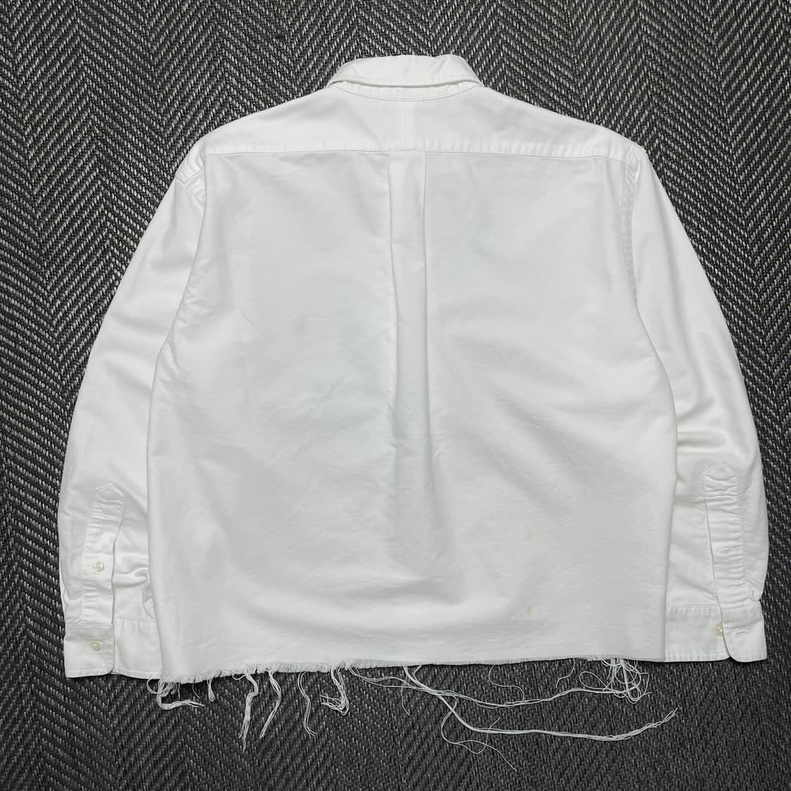 폴로 랄프로렌 옥스포드 화이트 컷팅 크롭 셔츠y 5360 상품이미지6