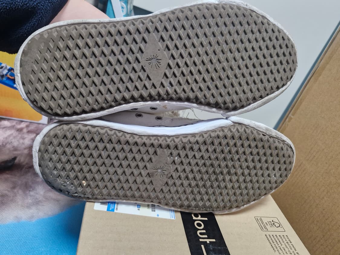 메종 미하라 야스히로 피터슨 OG 솔 캔버스 로우 스니커 화이트 상품이미지9