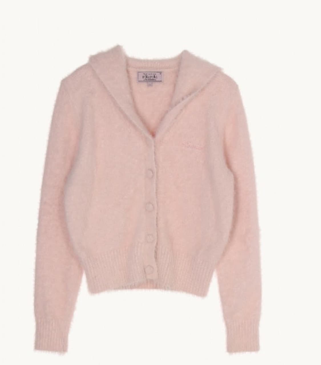 로라로라 핑크 헤어리 퍼 가디건 상품이미지1