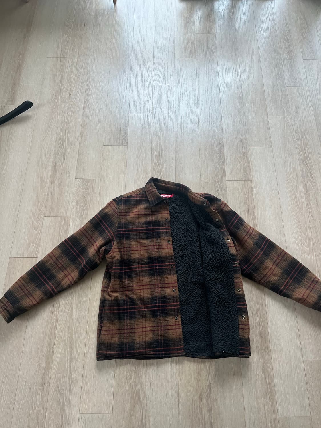 supreme 슈프림 라인드 플란넬 셔츠 상품이미지1
