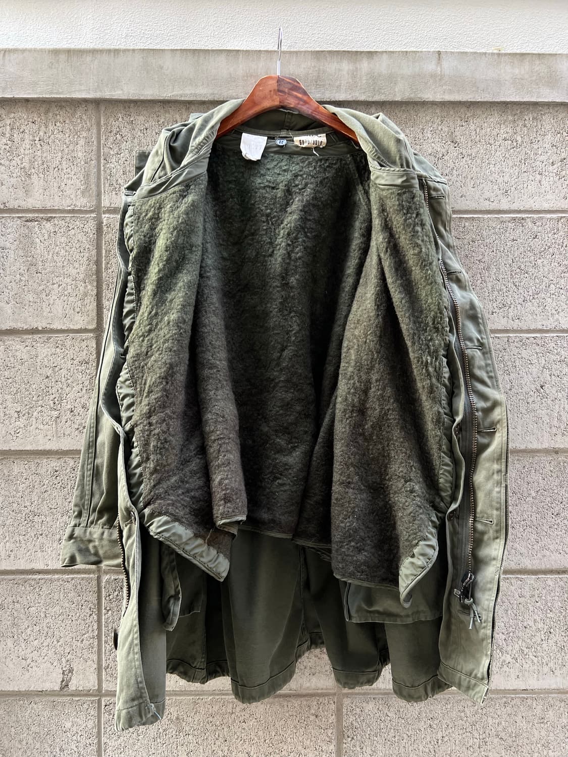 1970s FRENCH ARMY M-64 PARKA 모즈파카 개파카 상품이미지9