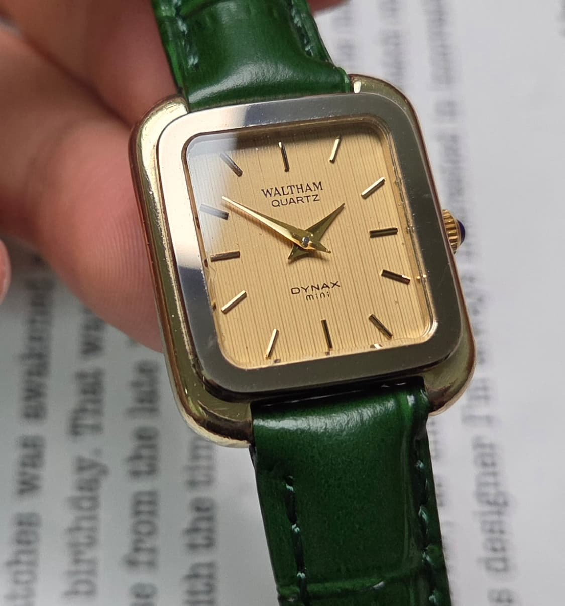 빈티지 월쌈 다이낙스 사각탱크 샴골판 칼침핸즈 블루까보숑 슬림쿼츠 여성용 상품이미지1