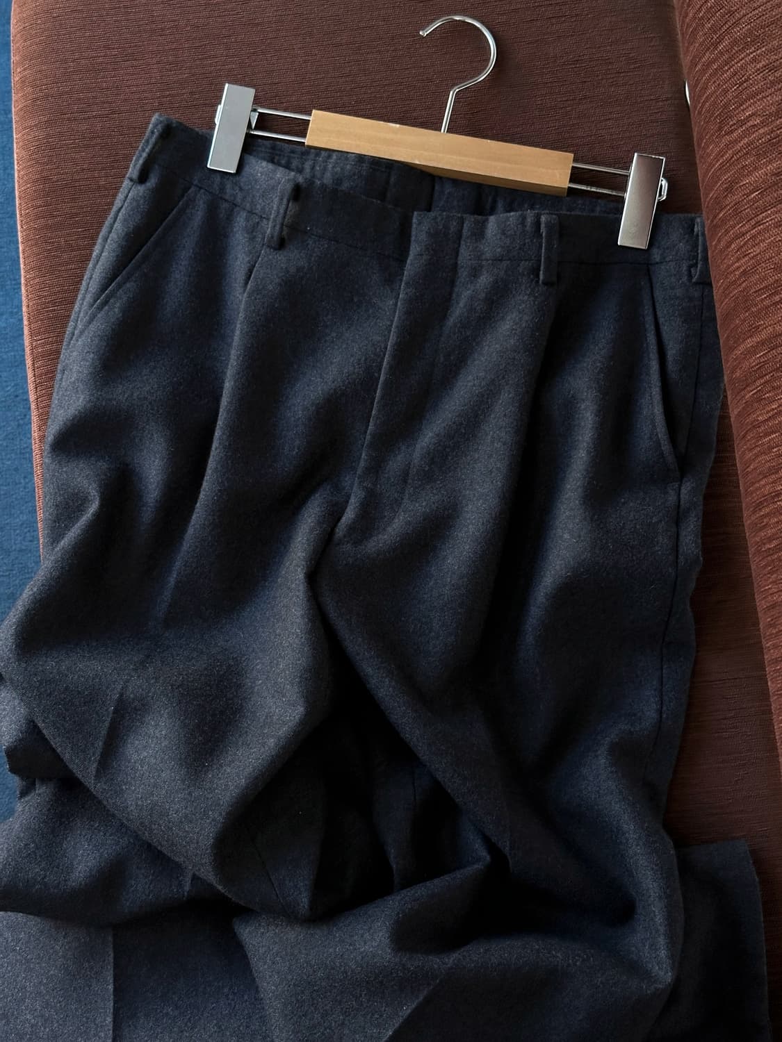 2 pleats wool flannel slacks 상품이미지1