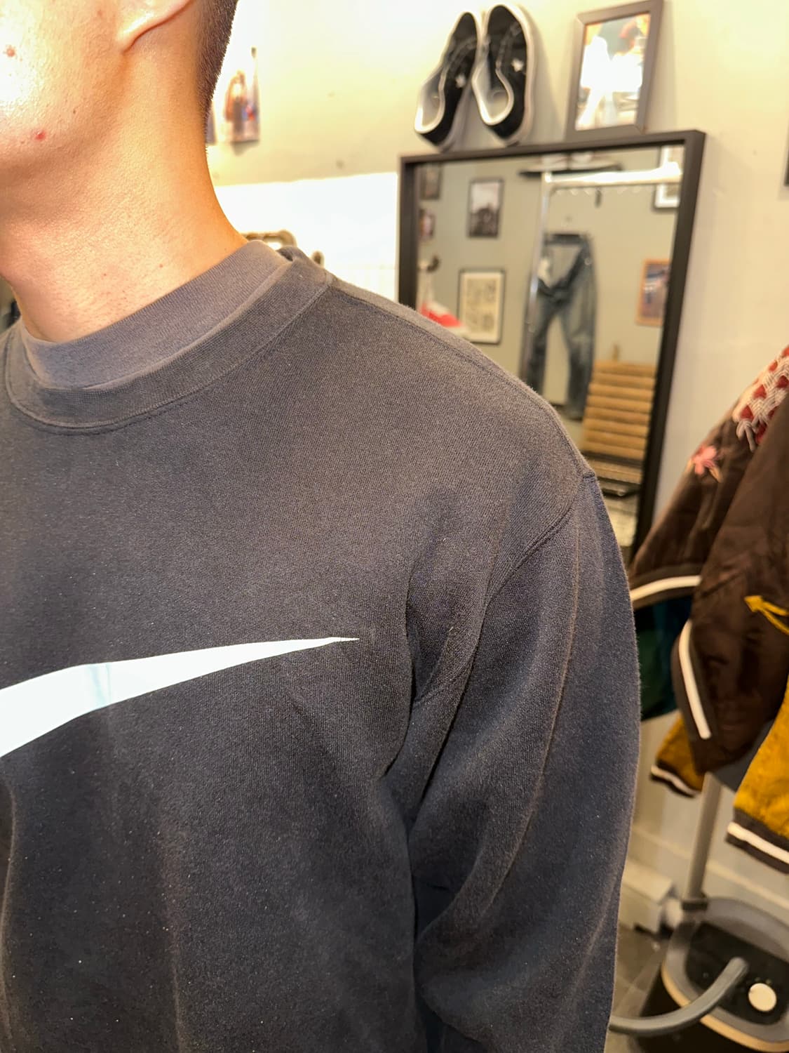 90’s Nike Swoosh logo fading sleeve 상품이미지3