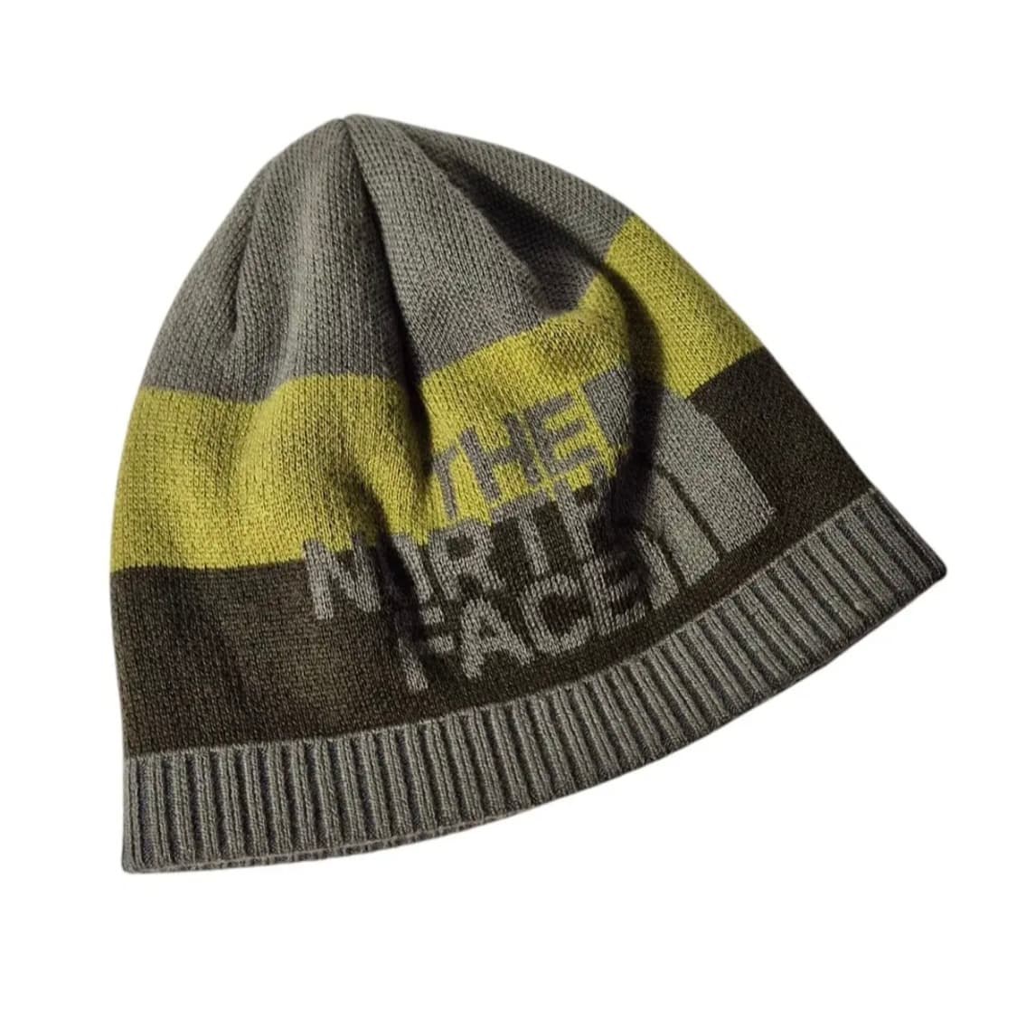 TNF) 노스페이스 빅 로고 비니 그린/카키/그레이 상품이미지1