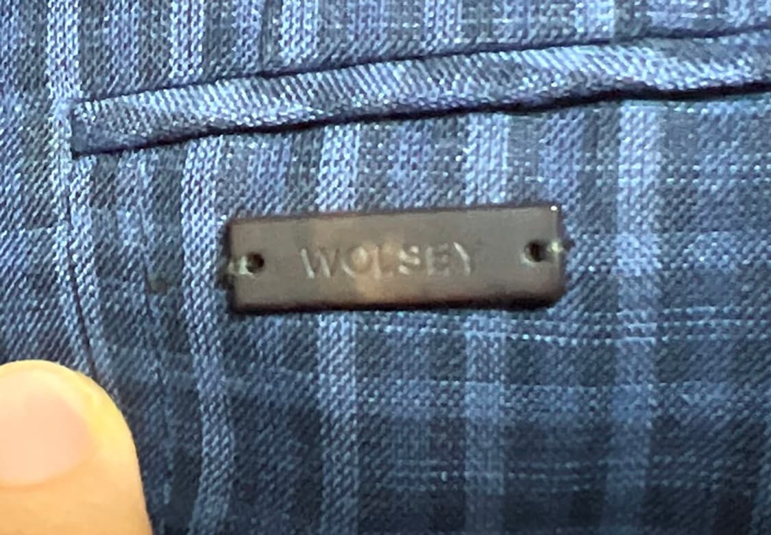 Wosey 울시 남자 여름 린넨 마 자켓 체크 캐주얼 2B L 100 상품이미지5