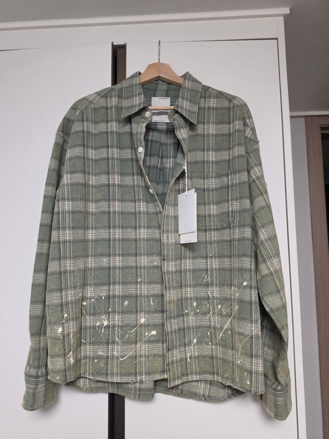 오시타레 VTG LUMBERJACK SHIRTS (GREEN) 상품이미지2