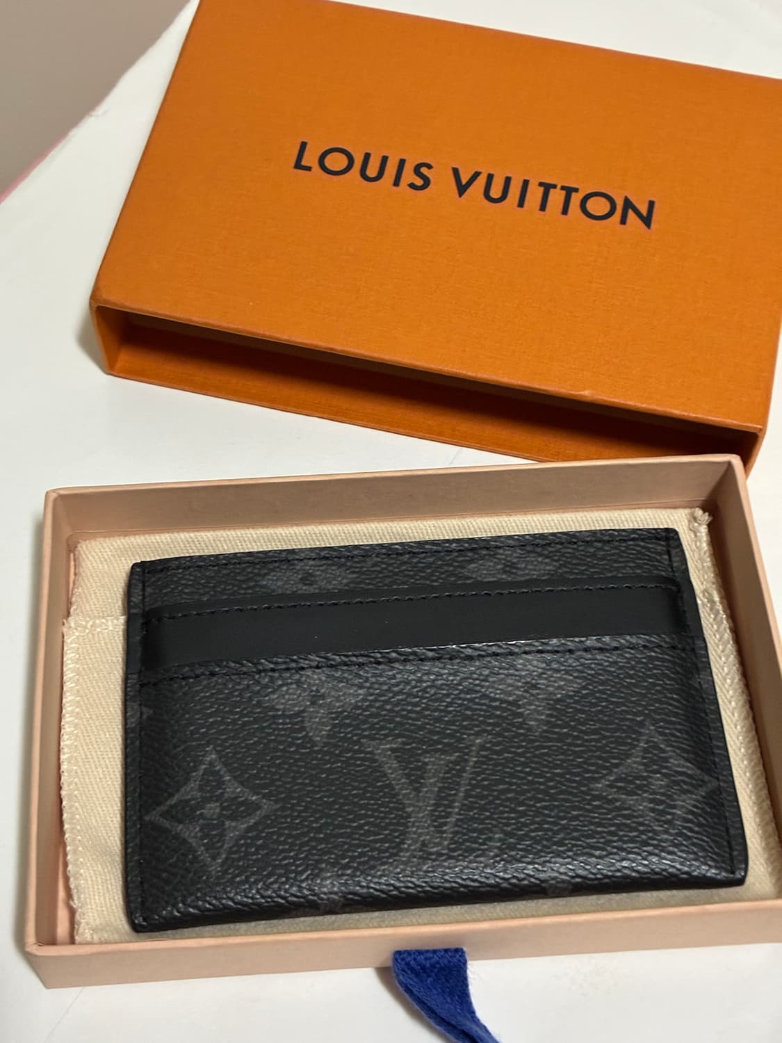 [정품/풀구성] 루이비통 더블 카드홀더 모노그램 이클립스 상품이미지1