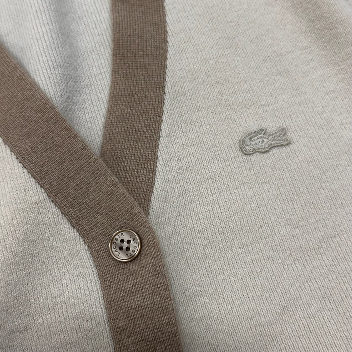 라코스테 여성 가디건 아이보리 90사이즈 상품이미지3