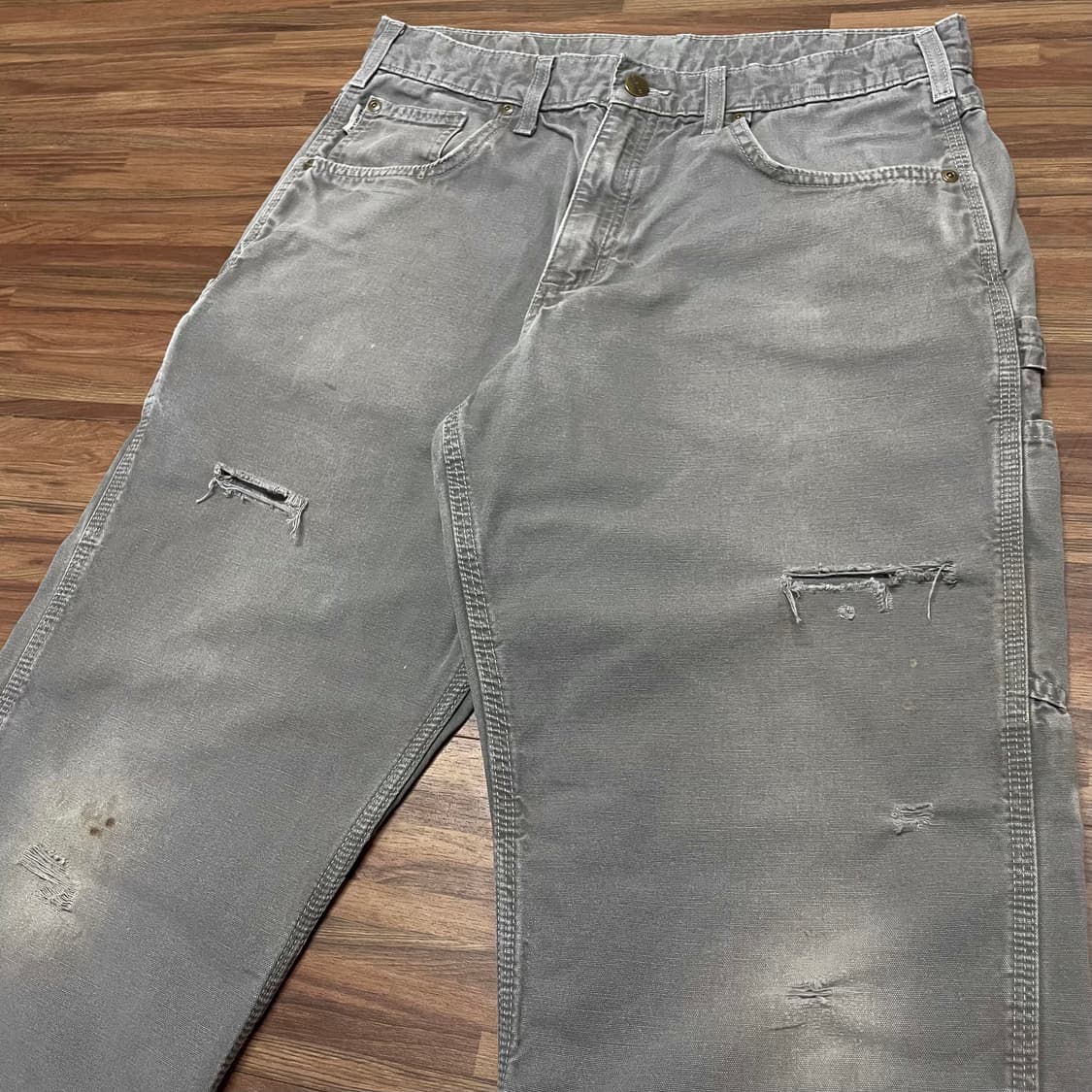 칼하트 싱글니 카펜터 디스 워크팬츠 chr 차콜 34 상품이미지2