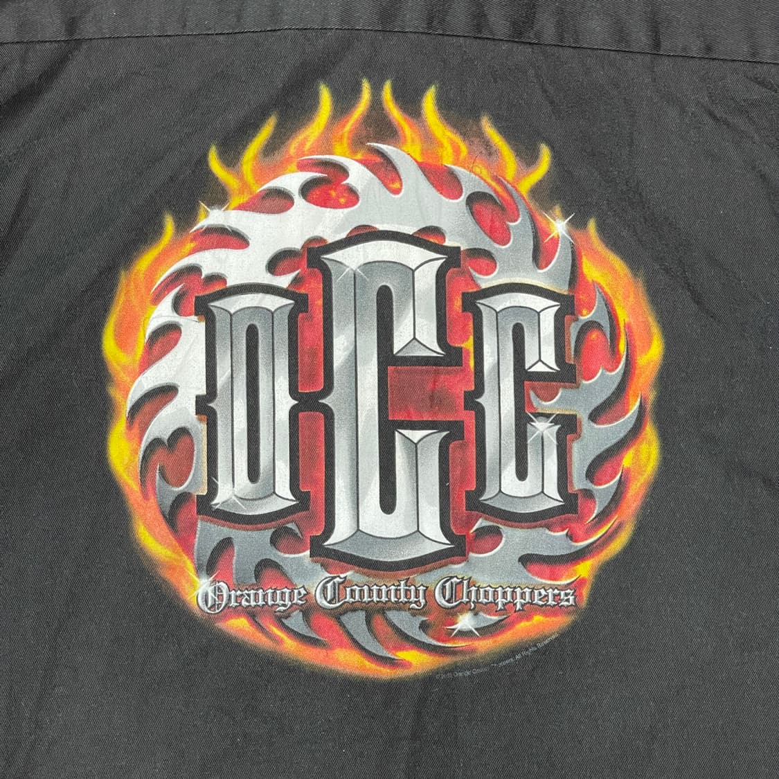 오렌지카운티 쵸퍼 반팔셔츠 빈티지 바이크 할리 남방 상품이미지7