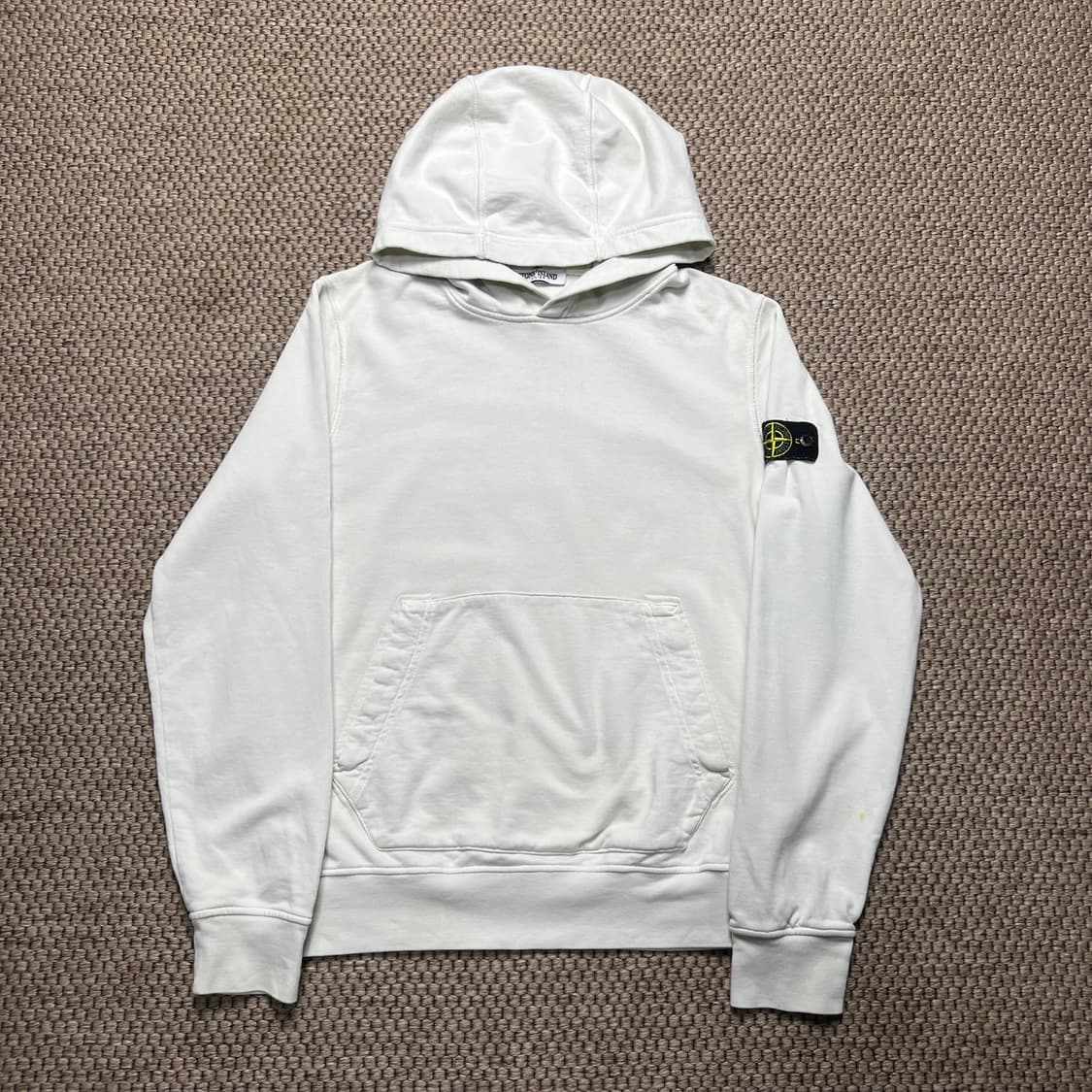 스톤아일랜드 주니어 후드티 화이트 상품이미지1