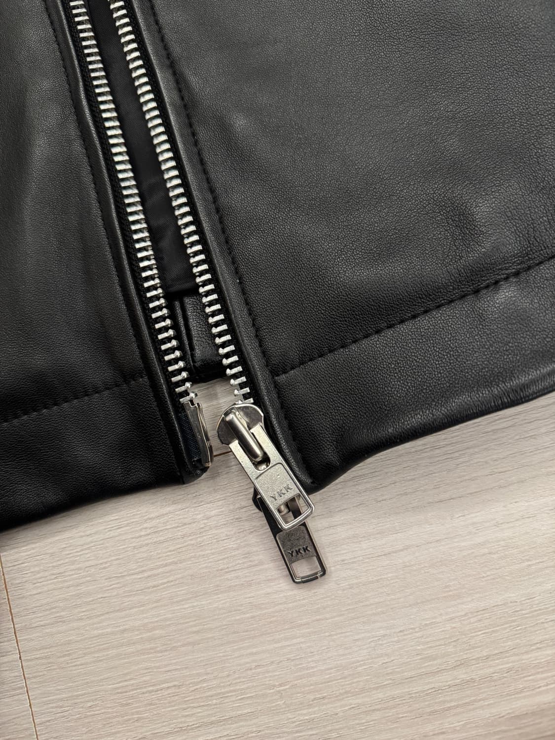 선플라워 숏레더 쇼트레더 자켓 50 상품이미지6