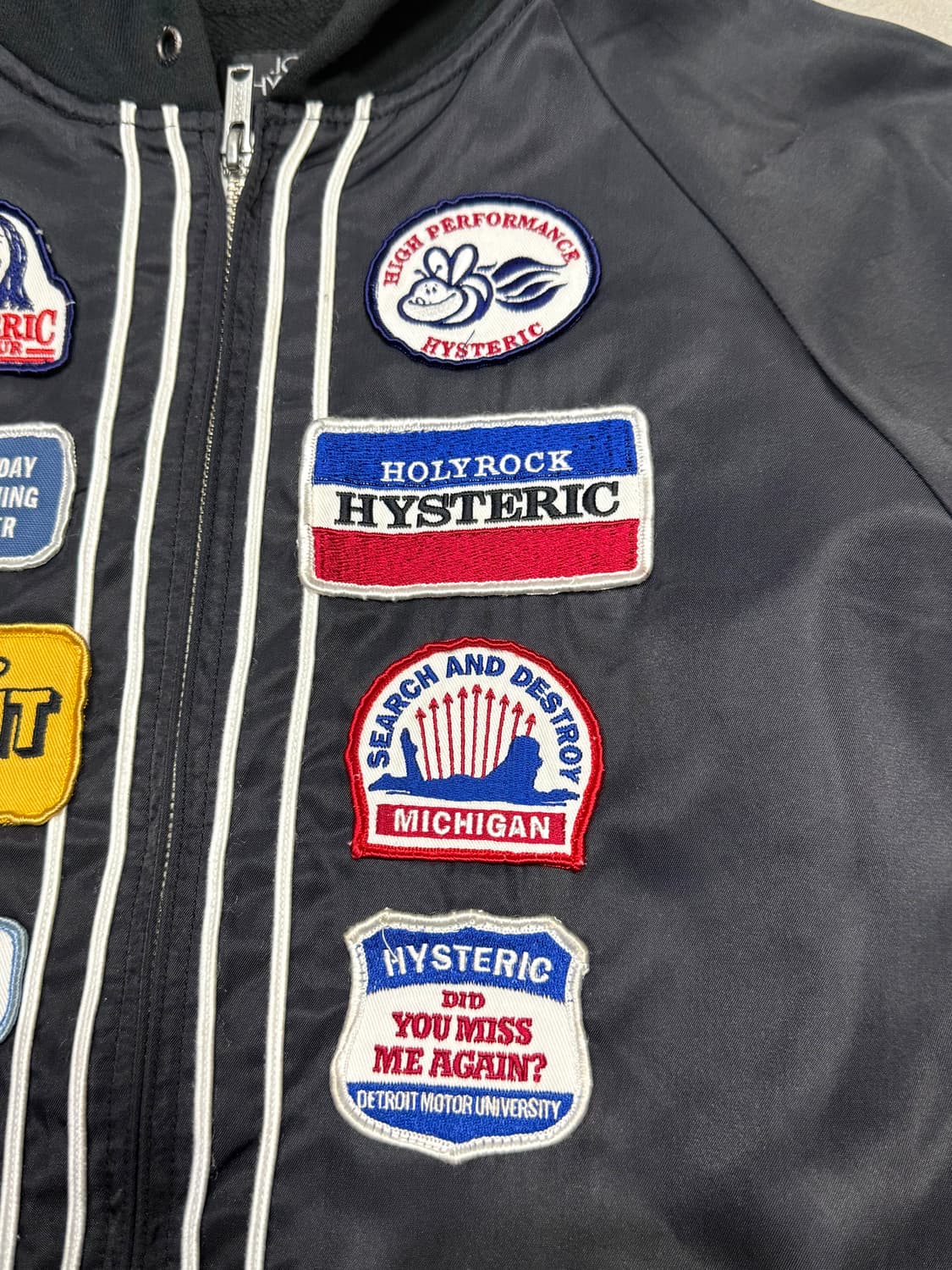 히스테릭 글래머 아카이브 아이코닉 패치 폭탄 후드 집업 자켓 상품이미지2