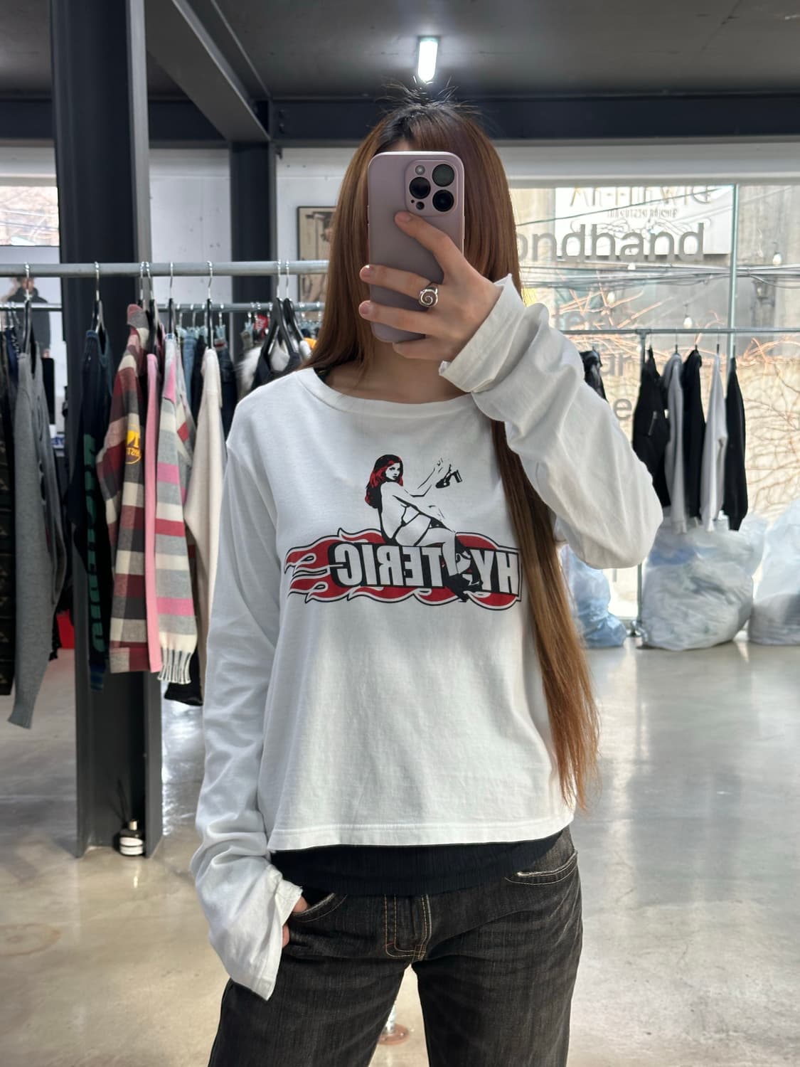 히스테릭글래머 Dizzy&Milky히스걸 롱슬리브 상품이미지1