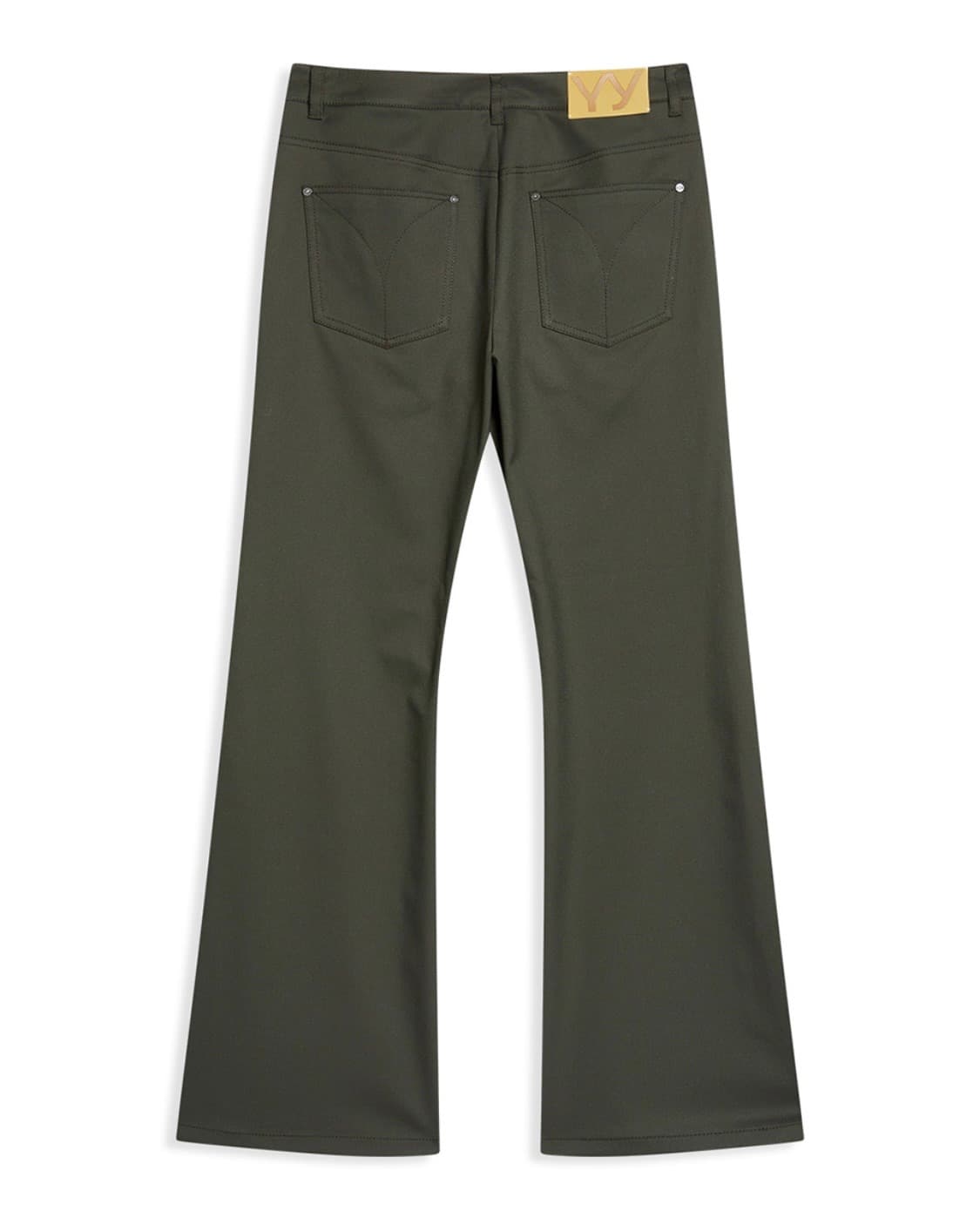 OPEN YY LOOSE BOOTCUT_KHAKI, M사이즈 상품이미지2