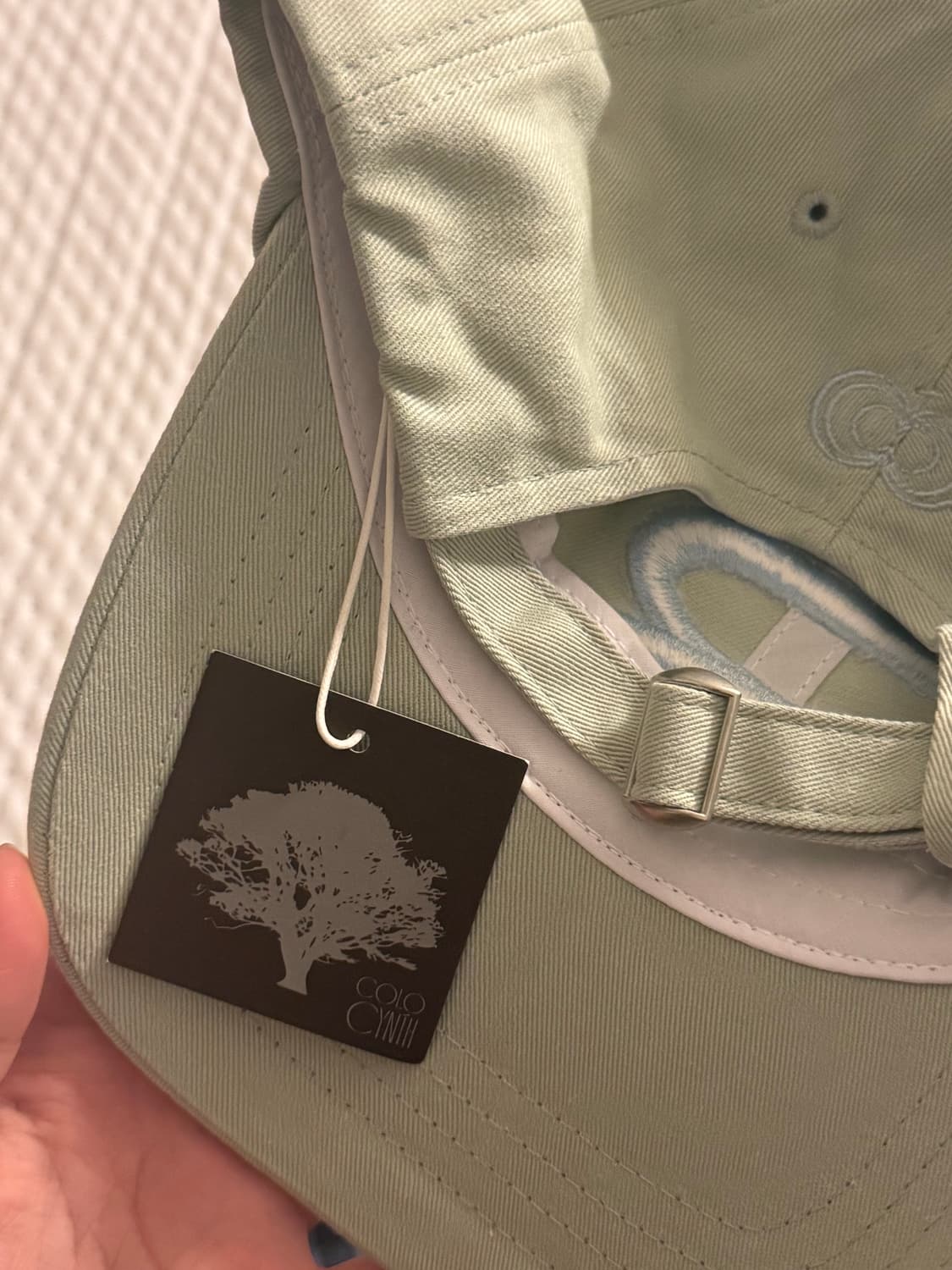 콜로신스 23 래빗 캡 모자 민트 크림 새상품 상품이미지2