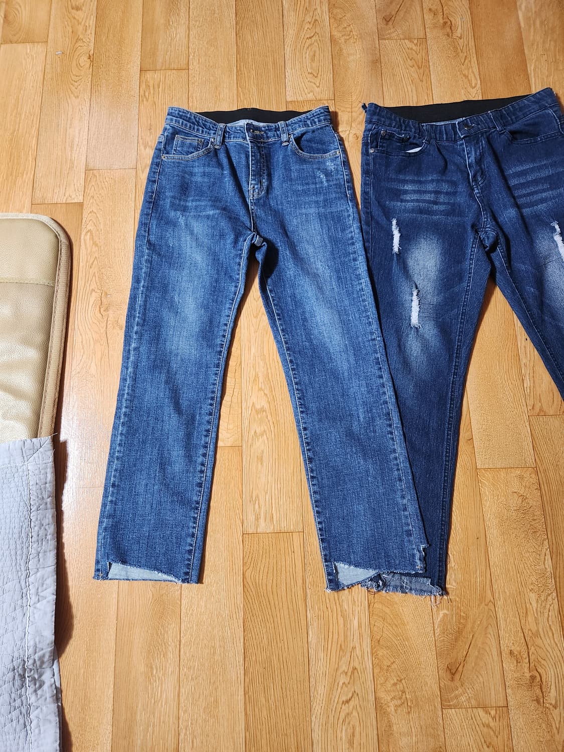 작업복용 청바지 2벌 세트 L.XL 상품이미지2