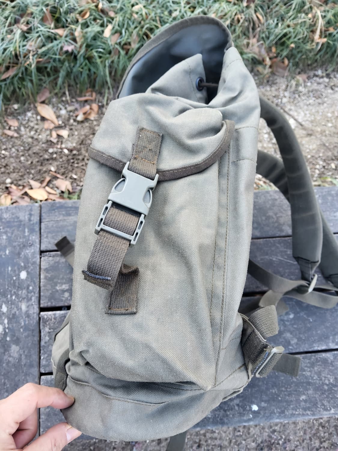 독일군야거럭색 보급정품 나이론 원단  상품이미지8