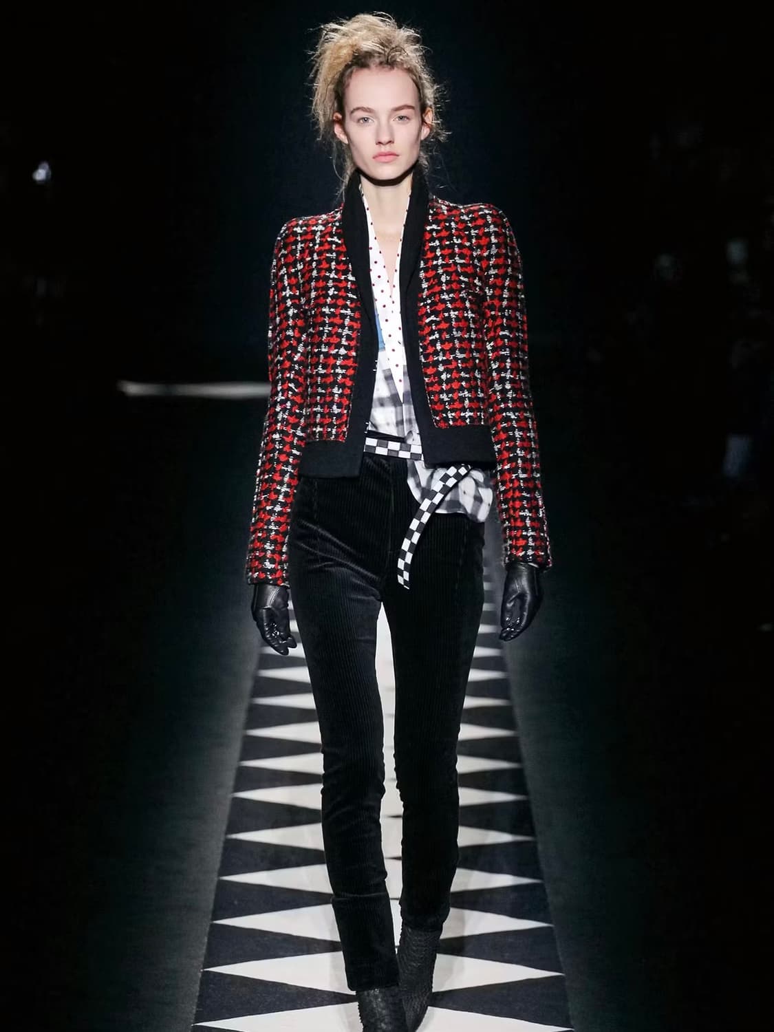 하이더 아커만 트위드 니트 자켓 상품이미지1