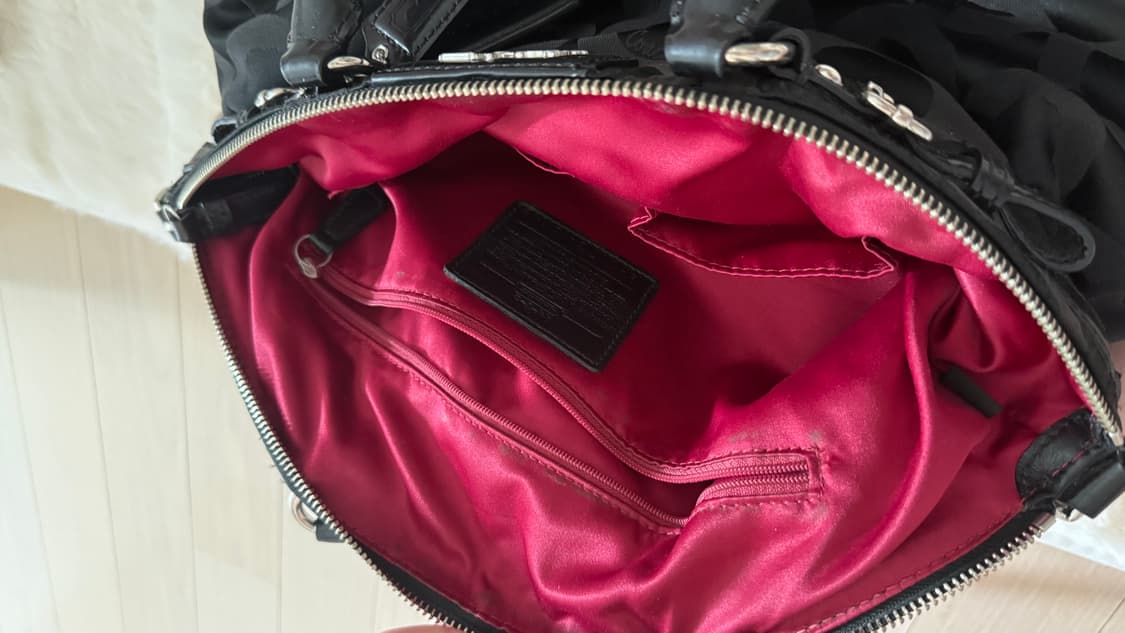 코치 빈티지 가방 버건디  상품이미지3