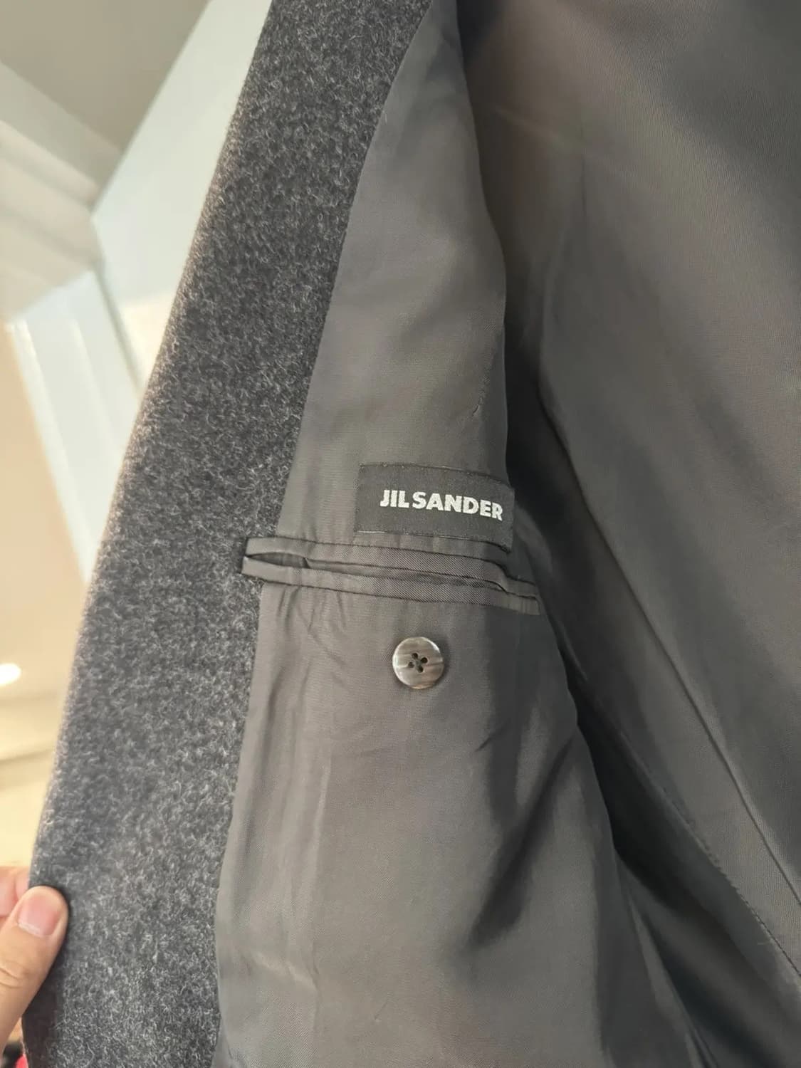 질 샌더 테일러 메이드 울 트위드 블레이저 상품이미지5