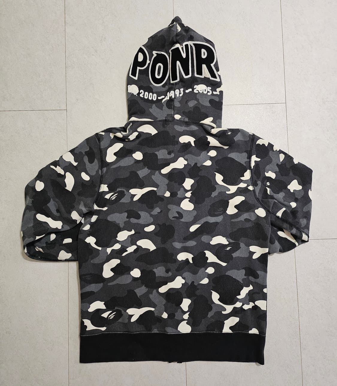 베이프 bape 카모 샤크 후드집업 상품이미지4
