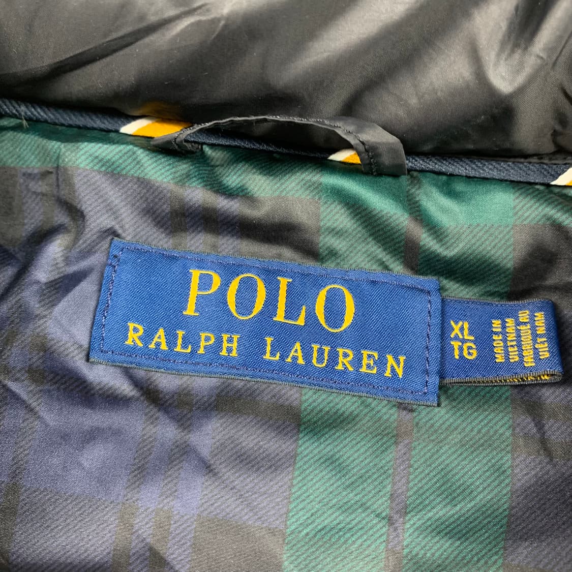 폴로 랄프로렌 신형 타탄체크안감 다운 경량패딩 자켓 상품이미지6